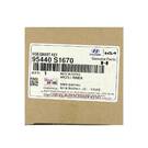 Nuova chiave telecomando intelligente originale/OEM Hyundai Santa Fe 2023 a 5 pulsanti 433 MHz Numero parte OEM: 95440-S1670 - ID FCC: TQ8-FOB-4F27 | Emirates Keys -| thumbnail