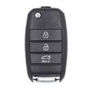 Chave remota dobrável genuína KIA Rio 2021 com 3 botões, 433MHz, código 95430-H0600