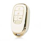 Nano High Quality Cover For Honda Smart Remote Key 5 Buttons White Color G11J5