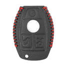 Leather Case For Mercedes Benz Smart Remote Key 3 Buttons | MK3 -| thumbnail