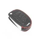 New Aftermarket Leather Case For Hyundai Flip Remote Key 4 Buttons High Quality Best Price | Emirates Keys -| thumbnail