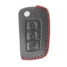 Кожаный чехол для Nissan Flip Remote Key 3 кнопки | МК3 -| thumbnail
