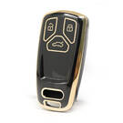 Cover nano di alta qualità per Audi TT A4 A5 Q7 SQ7 Smart Key 3 pulsanti colore nero