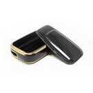 New Aftermarket Nano High Quality Cover For Toyota Prius C-RH Prado Remote Key 3 Buttons Black Color | Emirates Keys -| thumbnail