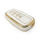 New Aftermarket Nano Cobertura de Alta Qualidade Para Toyota Prius C-RH Prado Chave Remota 3 Botões Cor Branca | Chaves dos Emirados -| thumbnail