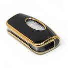 New Aftermarket Nano  High Quality Cover For Ford Focus Flip Remote Key 3 Buttons Black Color | Emirates Keys -| thumbnail