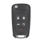 Chevrolet Flip Smart Remote Key 5 Buttons 433Mhz 13531406 / 13506408 / 13531362