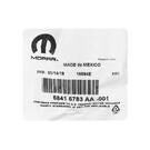 Llave remota original/OEM nueva para Jeep Wrangler 2018-2025 con 2 botones y 315 MHz Número de pieza OEM: 68416783AA / 68416783AB / 68416783AC | Emirates Keys -| thumbnail