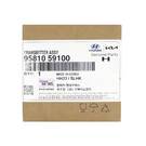 Nuova chiave telecomando flip originale/OEM Hyundai H350 2017 a 3 pulsanti 433 MHz Numero parte OEM: 95810-59100 | Emirates Keys -| thumbnail