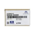 Nuova chiave telecomando intelligente originale / OEM Hyundai Grand I10 2022 3 pulsanti 433 MHz Numero parte OEM: 95440-K6000 - ID FCC: SVI-BR2FGE03 | Emirates Keys -| thumbnail