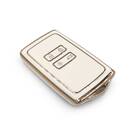 Nouvelle couverture de haute qualité Nano Aftermarket pour la nouvelle clé à distance Lexus 4 boutons couleur blanche | Clés Emirates -| thumbnail