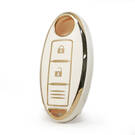 Нано-крышка высокого качества для Nissan Remote Key 2 Buttons White Color