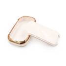 New Aftermarket Nano High Quality Cover For Kia Smart Remote Key 7 Buttons White Color J11J7 | Emirates Keys -| thumbnail