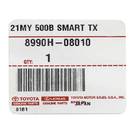 Brand New Toyota Sienna 2021 Genuine/OEM Smart Key 6 Button 315MHz OEM Part Number: 8990H-08010 / 8990H-08011 / 8990H-08012 - FCCID: HYQ14FBX | Emirates Keys -| thumbnail