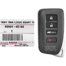 New Lexus RX350 2016-2021 Genuine / OEM Smart Key 4 Buttons 315MHz 89904-0E160 89904-48C30 89904-0E170 89904-0E180 / FCCID: HYQ14FBB | Emirates Keys -| thumbnail