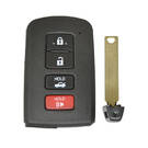 Novo Toyota Camry Aurion Avalon Corolla 2014-2017 Smart Key 4 Botões 433MHz Número de peça compatível: 89904-33460 / 89904-12340 - FCC ID: BA4EQ -| thumbnail