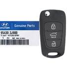 Nuova Hyundai Veracruz 2009 Genuine/OEM Flip Remote Key 3 Pulsanti 433MHz 95430-3J900 954303J900 / FCCID: SVI-2ENFEU03 | Chiavi degli Emirati -| thumbnail