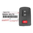 Toyota Land Cruiser Tacoma Highlander 2016 Genuine Smart Remote Key 3 Button 312.11/314.35MH 89904-60J70 / 89904-0E090 / 89904-0E091/ 89904-0E092| Emirates Keys -| thumbnail