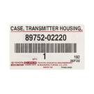 Coque de clé télécommande d'origine/OEM pour Toyota Rav4, 3 boutons, numéro de pièce OEM : 89752-02220 | Clés des Émirats -| thumbnail