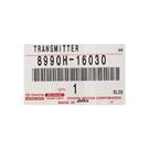 New Toyota Corolla Cross 2020-2024 Genuine / OEM Smart Remote 2+1 Button 433MHz OEM Part Number: 8990H-16030 | Emirates Keys -| thumbnail