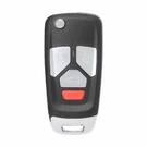 Xhorse VVDI VVDI2 Wire Flip Remote Key 3+1 Button Audi Style  XKAU02EN