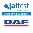 Jaltest - Renouvellement de certaines marques de camions. Licence d'utilisation 29051110 DAF