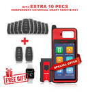 Programador de llaves Autel MaxiIM KM100 IMMO con 10 llaves remotas inteligentes universales independientes adicionales + reloj con llave inteligente Otofix de regalo gratis