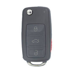 Volkswagen Touareg Flip Remote Key 3+1 Buttons 433MHz PCF7946 Transponder