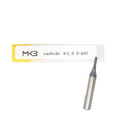 Fresa de topo Material de carboneto 2,0 mm φ2,0x6,3xD6x40x4F