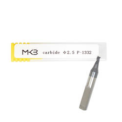 Fresa de topo Material de carboneto 2,5 mm φ2,5xD6x40