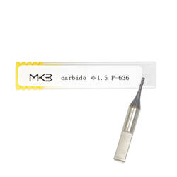 Fresa de topo Material de carboneto 1,5 mm φ1,5xD6x43