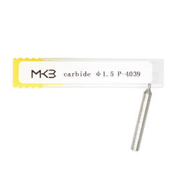 Fresa de topo Material de carboneto 1,5 mm φ1,5xD4x33