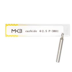 Fresa de topo Material de carboneto 2,5 mm φ2,5xD4x33