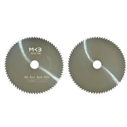 Material de carboneto de cortador de ranhura plana Φ64,6x1,8xΦ9,53