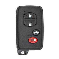 Toyota Smart Key Remote Shell 4 Boutons Type Berline Noire