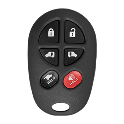 Toyota Sienna Remote Key Shell 5+1 Buttons