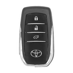 Toyota Fortuner 2016-2024 Smart Remote Key 3 Buttons 433MHz 89904-0K070 / 89904-0K071 / 89904-0KK90