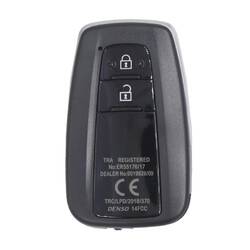 Chave remota inteligente original Toyota Land Cruiser Prado 2020 com 2 botões, 433MHz, código 89904-60V50