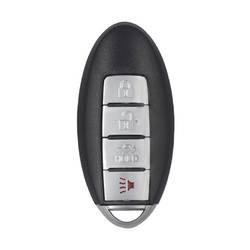 Корпус дистанционного ключа Nissan Smart Remote Key 3+1 с боковой канавкой, правый тип батареи