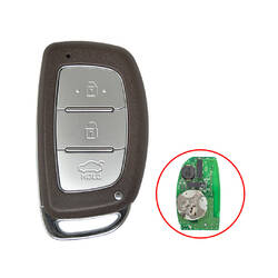 Coque de clé télécommande intelligente 3 boutons pour Hyundai Tucson 2015, lame TOY48
