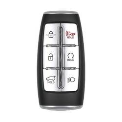 Genesis GV70 2022-2024 véritable clé à distance intelligente 5 + 1 boutons 433 MHz 95440-AR001
