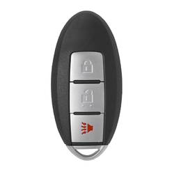 Корпус дистанционного ключа Nissan Smart Remote, 2+1 кнопка, тип левой батареи