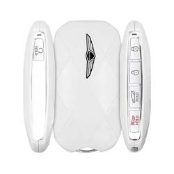 Genesis G90RS4 2022 véritable clé à distance intelligente 4 + 1 boutons 433 MHz couleur blanche 95440-T4010