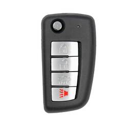 Nissan Qashqai Aftermarket Flip Remote 4 кнопки 433 МГц