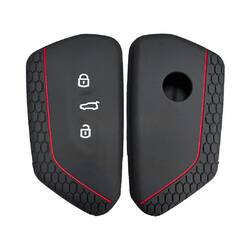 Silicone Case For Volkswagen Golf 8 KD B33 Smart Remote Key 3 Buttons