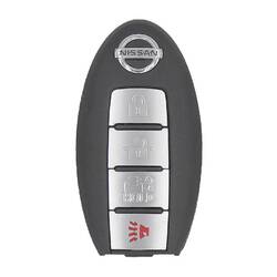 Chave remota inteligente original Nissan Leaf 2014 com 3+1 botões, 315 MHz, modelo 285E3-3NF4A