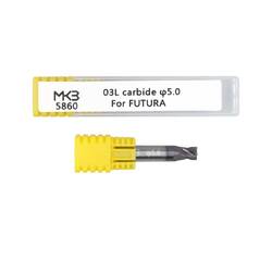 Fresa de topo 03LM Carboneto φ5.0x6xD6x30L para Futura