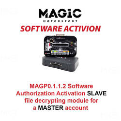 MAGIC MAGP0.1.1.2 Software Authorization Activation SLAVE file decrypting module for a MASTER account