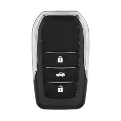 Coque de clé télécommande Toyota Flip 3 boutons, lame TOY48 modifiée