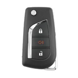 Toyota 2019 Flip Remote Key Shell 2+1 Buttons Toy48 Blade